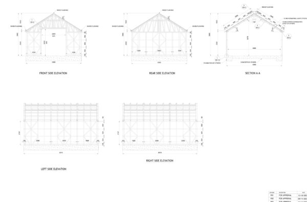 5 x 7m Workshop Frame - Image 7