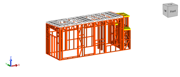 7.3 x 2.5m Tiny Home Frame